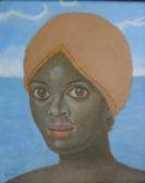 BLOCH Julius Thlengen 1888-1966,THE GIRL WITH ORANGE CAP,1963,Freeman US 2004-02-22