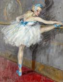 BLOCH Marcel 1884-1966,Danseuse aux rubans bleus,Aguttes FR 2013-10-16