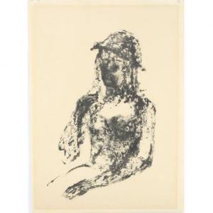 BLOCK Amanda Roth 1912-2011,Portrait of a woman,1960,Ripley Auctions US 2021-05-01