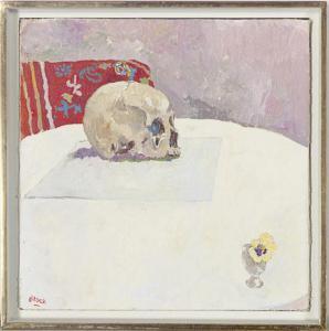 BLOCK Irving Alexander 1910-1986,Skull + Pansy,1969,Christie's GB 2009-06-30