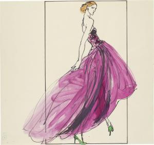 BLOCK KENNETH PAUL,ARCHIVE OF ORIGINAL FASHION ILLUSTRATIONS BY THE R,1980,Sotheby's 2017-06-13