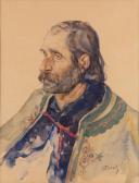 Blocki Wlodzimierz 1885-1920,Portrait of a highlander,1916,Desa Unicum PL 2020-09-17