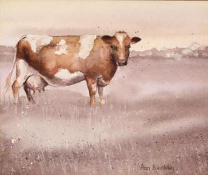 BLOCKLEY ANN,Cow in meadow,Mallams GB 2018-03-12