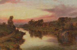 BLOCKSIDGE T,Evening on the Severn near Coalport,Bonhams GB 2009-09-10