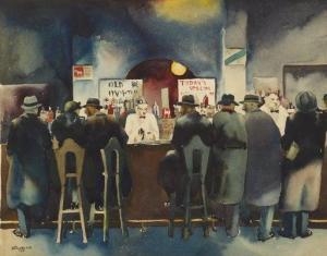 BLODGETT Walton 1908-1963,Third Avenue Bar,1938,Rachel Davis US 2020-03-21