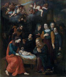 BLOEMAERT Abraham 1566-1651,Adorazione dei pastori,Cambi IT 2023-11-30