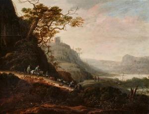 BLOEMAERT Adriaen 1609-1666,Landscape with Shepherds, Ruins and a Valley,1665,Lempertz DE 2021-07-15