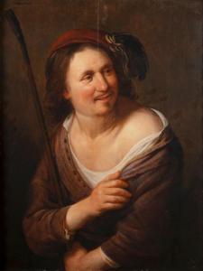 BLOEMAERT Hendrick 1601-1672,Figure de berger,Delorme-Collin-Bocage FR 2023-11-17