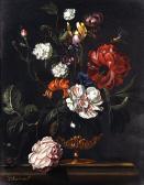 BLOEMART MATTHYS 1700,Still Life with Flowers, in a Vase,20th Century,John Nicholson GB 2019-06-26