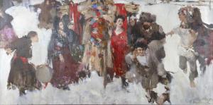 BLOKHIN Nikolai 1968,Russian Easter,1997,Clars Auction Gallery US 2020-12-12