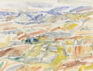 BLOMBERG 1900-1900,abstract landscape,1966,Burstow and Hewett GB 2013-09-25