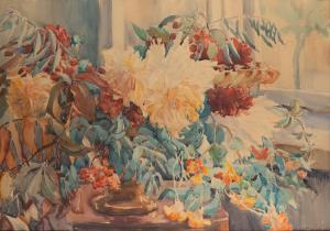 BLOMBERG MROZOWSKA Maria 1883-1956,Flowers in a vase,Desa Unicum PL 2022-02-24