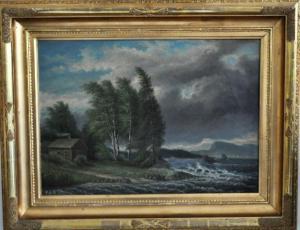 blombergsson fredrik bernhard 1826-1900,Paesaggio,Casa d'Aste Martini IT 2015-07-25