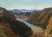 BLOMFIELD Charles,Wanganui River with Ruapehu Beyond,1889,International Art Centre 2012-05-02