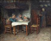 BLOMMERS Bernardus Johannes 1845-1914,The potato eaters,Venduehuis NL 2021-11-18