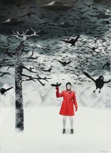 BLOMQVIST Helena 1975,Girl in red coat,Bruun Rasmussen DK 2022-10-25