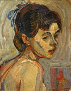 BLOND Maurice 1899-1974,Portrait du jeune fille,Bonhams GB 2014-08-12
