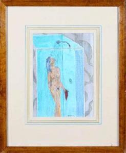 BLOND Maxwell 1943,WOMAN IN SHOWER,1986,Anderson & Garland GB 2009-09-08