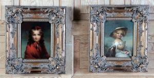 BLONDELL J.D,Two nineteenth century portrait paintings of young,Kamelot Auctions 2021-09-22