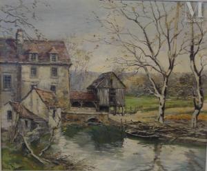 BLONDIN Charles 1913-1991,Le moulin du Gué Pavé,Millon & Associés FR 2022-02-08