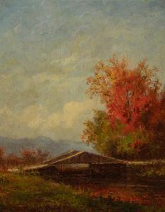 BLOODGOOD Morris Seymour 1845-1920,Bridge in the Catskills,William Doyle US 2023-05-03