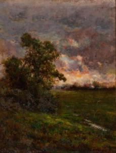 BLOODGOOD Morris Seymour 1845-1920,Landscape at Dusk,William Doyle US 2024-04-24