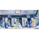 BLOOS Richard 1878-1956,the village shops,Sotheby's GB 2003-05-21