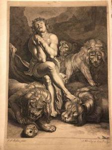 BLOOTELING Abraham Bloteling 1640-1690,Daniel dans la fosse aux lions,Beaussant-Lefèvre 2022-01-25