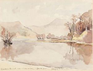 BLOT Jacques Émile 1885-1960,Le lac Chambon,Pierre Bergé & Associés FR 2018-11-16