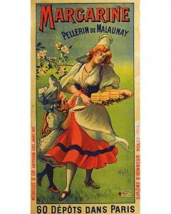 BLOT LEON 1905-1967,Margarine Pellerin de Malaunay,1900,Artprecium FR 2020-07-08