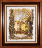 BLOUIN Edmund 1941,"Saint Louis Cathedral" and "Pirate's Alley",Neal Auction Company US 2021-08-04