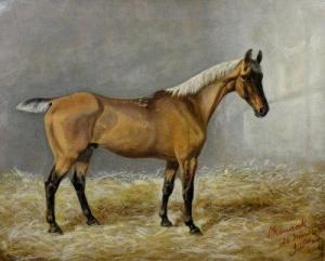 BLOW J.W 1800-1800,Portrait of the race horse Shamrock,1985,Halls GB 2011-11-02