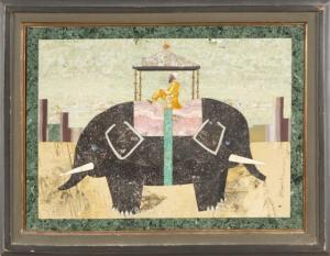 BLOW Richard 1904-1992,Figure Riding a Two-Headed Elephant,William Doyle US 2022-06-29