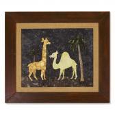 BLOW Richard 1904-1992,Untitled (Giraffe with camel),1965,Wright US 2019-10-24