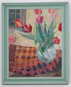 BLOY Anne,'Tulips', a still life,Dickins GB 2019-10-11
