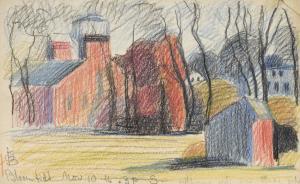 BLUEMNER Oscar Florianus 1867-1938,BLOOMFIELD,1910,Sotheby's GB 2019-03-06