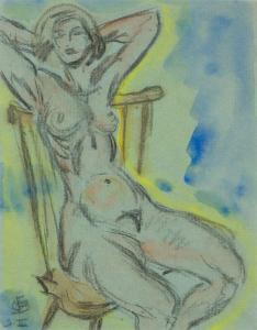 BLUEMNER Oscar Florianus 1867-1938,Nude,Barridoff Auctions US 2023-11-18