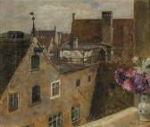 BLUM Hans 1858-1942,Cityscape View from a Window,Jackson's US 2009-03-09