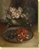 BLUM Marcelle 1893-1984,Compositions aux cerises et aux fleurs,Horta BE 2008-12-08