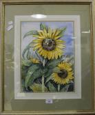 BLUME HELLA,Sunflowers,Rowley Fine Art Auctioneers GB 2017-04-08