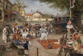 BLUME SIEBERT Ludwig 1853-1929,The Circus is in Town,Palais Dorotheum AT 2013-04-16