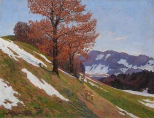 BLUMENSCHEIN Ernest Leonard 1874-1960,Autumn in the Mountains,1934,Sotheby's GB 2023-05-17
