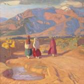 BLUMENSCHEIN Ernest Leonard 1874-1960,Taos Valley Reflections,Heritage US 2012-11-10