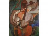 BLUMER ANNI 1900-1900,A semI-abstract studyof a cellist,Duke & Son GB 2011-03-03