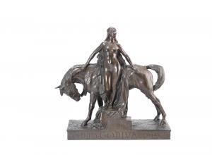 Blundstone Ferdinand Victor,An interesting bronze figure of Lady Godiva,1941,Bonhams 2018-02-14