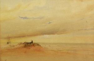 BLUNT Henry 1806-1853,The Coast at Barmouth,Rosebery's GB 2012-12-18