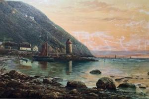 BLUNT J.H 1800-1900,Lynmouth Harbour,19th century,The Cotswold Auction Company GB 2020-10-20