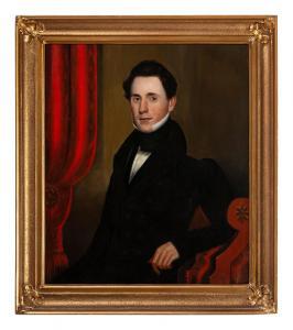 BLUNT John Samuel 1798-1835,Portrait of a Young Man,1830,Hindman US 2024-03-15