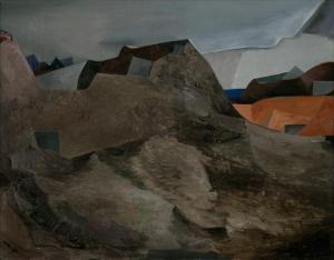 BLUTH Manfred 1926-2002,Berge, Höhlenwohnung und blaues Meer,1954,Galerie Bassenge DE 2023-12-01