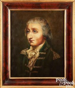 BLYTHE David Gilmore 1815-1865,portrait of Marquis de Lafayette,Pook & Pook US 2024-01-18
